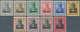 17932 Deutsches Reich - Germania: 1915, Serie "Germania / Kriegsdruck", Komplette Seltene Serie Im Luxussa - Unused Stamps