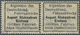 17933 Deutsches Reich - Germania: 1912, Ca.: Senkrechtes Paar 5 Pfg Germania Untere Marken Diagonaler Bug. - Unused Stamps