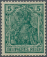 17934 Deutsches Reich - Germania: 1915: 5 Pfg Mit Doppeldruck, Davon 1x Kopfstehend, Qulitätsstück Mit Lei - Unused Stamps