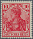 17937 Deutsches Reich - Germania: 1915: 10 Pfg Schwärzlichrosarot,seltene Farbe, Signiert Oechsner BPP - Unused Stamps
