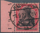 17941 Deutsches Reich - Germania: 1918, 80 Pfg. Germania, Kriegsdruck, Karminrot (metallisch Glänzend)/rot - Unused Stamps