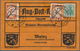 17953 Deutsches Reich - Germania: 1912: Flugpost Rhein-Main/Gelber Hund (Mi IV) 2x Auf Oranger Karte Mit S - Unused Stamps