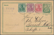 17974 Deutsches Reich - Inflation: 1920: 40 Pfg Germania In Fehlfarbe Blassrot Bzw. Stumpfrot Auf 30 Pfg P - Covers & Documents