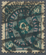 17989 Deutsches Reich - Inflation: 1922, 50 M. Posthorn, Grün/purpur, Vierpass-Wasserzeichen, Gest., Zähnu - Covers & Documents