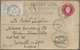 17995 Deutsches Reich - Inflation: 1922, BRITISCHE FELDPOST IN DEUTSCHLAND, 4 1/2 D Weinrot Georg V. Einsc - Covers & Documents