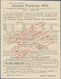 18004A Deutsches Reich - Inflation: 1923, 100 M Schwärzlichgrauoliv Holztaube, Oberes Linkes Eckrandpaar Al - Covers & Documents