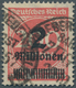 18020 Deutsches Reich - Inflation: 1923, 2 Mio. M Auf 200 M Mit Liegendem Wasserzeichen, Gestempeltes Prac - Covers & Documents