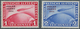 18087 Deutsches Reich - Weimar: 1931, Zeppelin Polarfahrt Ohne Bindestrich, 1 M Und 2 M Je Postfrisch, Dop - Unused Stamps