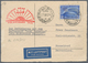 18092 Deutsches Reich - Weimar: 1931, 2 RM Polarfahrt Als Einzelfrankatur Auf Zeppelinkarte (min. Patina) - Unused Stamps