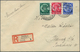 18099 Deutsches Reich - 3. Reich: 1933, Reichstag, Kompletter Satz Auf R-Ersttagsbrief (etwas Öffnungsmäng - Unused Stamps