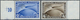 18110 Deutsches Reich - 3. Reich: 1933, 2 RM Chicagofahrt Vom Linken Rand Mit Passerkreuz, 4 RM Chicagofah - Unused Stamps