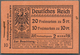 18222 Deutsches Reich - Markenheftchen: 1911, Germania Markenheftchen In ROSA (Ordnungs-Nr. 10) Mit Origin - Booklets