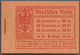 18224 Deutsches Reich - Markenheftchen: 1921, Germania Markenheftchen, 2 Stck., O Nr. 1, Min. Bügig, Dazu - Booklets