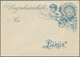 18292 Deutsches Reich - Privatpost (Stadtpost): BERLIN, Packetfahrt. Neujahrsumschlag (1891) 10 Pf Blau Mi - Private & Local Mails