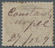 18496 Deutsche Post In Der Türkei - Vorläufer: 1872, Deutsches Reich 10 Gr. Innendienstmarke Mit Handschri - Turkey (offices)