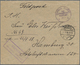 18539 Deutsche Post In Der Türkei: 1918, Feldpostbrief Mit Schwarzviolettem Aufgabestempel "DEUTSCHE SEEPO - Turkey (offices)