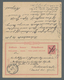 18602 Deutsch-Ostafrika - Ganzsachen: 1901, In Beide Richtungen Gelaufene Und Zusammenhängende Doppelkarte - Deutsch-Ostafrika