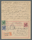 18602 Deutsch-Ostafrika - Ganzsachen: 1901, In Beide Richtungen Gelaufene Und Zusammenhängende Doppelkarte - German East Africa