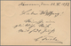 18661 Deutsche Kolonien - Kamerun-Vorläufer: 1893, GA-Karte 5 Pf. Krone/Adler Mit K1 "KAMERUN 28 4 93" Adr - Cameroun