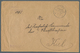 18700 Deutsche Kolonien - Karolinen - Besonderheiten: 2.8.1914, Stampless Cover To Germany With "KAIS. DEU - Caroline Islands