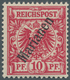 18741 Deutsche Kolonien - Marianen: 1900. 10 Pf Adler, Steiler Aufruck, Lilarot, Postfrisch. Befund Jäschk - Mariana Islands