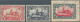 18752 Deutsche Kolonien - Marianen: 1901. Schiffstype 5 Mark Auf Briefstück, Signiert Pfenninger, Dazu 3 M - Mariana Islands
