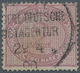 18792 Deutsche Kolonien - Samoa - Vorläufer: 1889, 2 M. Lebhaftgraulila Mit Plattenfehler "Linie über REIC - Samoa