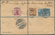 18812 Deutsche Kolonien - Samoa - Besonderheiten: 1909, Neuseeland/Niue, 3d Blau Einschreibe-GSU Mit Zusat - Samoa