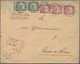 18838 Deutsche Kolonien - Togo - Stempel: 1906 AGOME PALIM 16/7 (k1) 5x Auf 2x5 Pfg + 3x 10 Pfg Frankatur - Togo