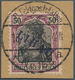 18869 Deutsche Besetzung I. WK: Postgebiet Ober. Ost - Libau: 1919, 50 Pfg. Graulila/schwarz Auf Hellchrom - Occupation 1914-18