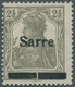 18921 Deutsche Abstimmungsgebiete: Saargebiet: 2 1/2 Pfg. Aufdruck-Type II Mit Sauberem Falz, Vielfach Sig - Other & Unclassified