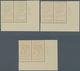 19004 Deutsche Abstimmungsgebiete: Saargebiet: 1931, Volkshilfe: Gemälde (III), 7 Postfrische Eckrand-Luxu - Other & Unclassified