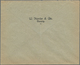 19085 Danzig: 1923: 50 Mio Portorichtige Einzelfrankatur Auf Brief (senkr. Bug) Nach Rotterdam. Sehr Selte - Other & Unclassified