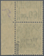 19120 Memel: 1920, 60 Pfg. Germania, Hellbraunoliv, Senkrecht Geriffelte Gummierung, Tadellos Postfrisches - Klaipeda 1923