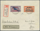 19133 Memel: 1922, 3 M. Auf 60 C. Flugpost Mit Zusatzfrankatur 50 M. Auf 2 Fr. In Einwandfreier Qualität A - Klaipeda 1923