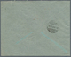 19150 Memel: 1925: 50 C Auf 100 Und 50 C Auf 200 Mk, Je Als Seltene Einzelfrankatur Auf 2 Sauberen R-Brief - Memelgebiet 1923