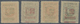 19169 Memel: 1923, 10 C. Auf 25 M. Auf 5 C. Bis 60 C. Auf 50 M. Auf 25. C., Kpl. Satz Postfrisch, Mi-Nr. 2 - Memelgebiet 1923