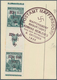 19215 Sudetenland - Maffersdorf: 1938: Pilsen/Kaschau, Beide Zwischensteegpaare Mit überdrucktem Zierfeld - Sudetenland