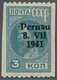 19352 Dt. Besetzung II WK - Estland - Pernau (Pärnu): 1941, "3 Kop. Mit Aufdruck In Haupttype II Senkr. Un - Occupation 1938-45