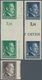 19422 Dt. Besetzung II WK - Generalgouvernement: 1941. Hitler-Kopf. 8 Gr Und 10 Gr, Je Senkrechtes, Ungezä - Occupation 1938-45