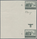 19425 Dt. Besetzung II WK - Generalgouvernement: 1943. Lot Mit Lemberg 1Zl+2Zl Als Ungezähntes ER-Stück (b - Occupation 1938-45