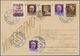 19449 Dt. Besetzung II WK - Kotor - Ganzsachen: 1944, Postkarte Lit 1.- Auf 30 C. Mit Zusatzfrankatur, Gef - Occupation 1938-45