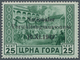 19482 Dt. Besetzung II WK - Montenegro: 1943, Deutsche Besetzung Montenegro, Vier Werte Mit Dem Aufdruckfe - Occupation 1938-45