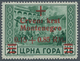 19489 Dt. Besetzung II WK - Montenegro: 1944, Deutsche Besetzung Montenegro, Drei Marken Mit Dem Aufdruckf - Besetzungen 1938-45