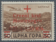 Delcampe - 19489 Dt. Besetzung II WK - Montenegro: 1944, Deutsche Besetzung Montenegro, Drei Marken Mit Dem Aufdruckf - Besetzungen 1938-45