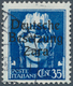 19532 Dt. Besetzung II WK - Zara: 1943, 10 C. Freimarke Schwärzlichbraun Mit Kopfstehendem Aufdruck In Typ - Occupation 1938-45