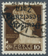 19535 Dt. Besetzung II WK - Zara: 1943, 35 C. Freimarke Schwärzlichkobalt Mit Aufdruck In Type II, Gestemp - Occupation 1938-45