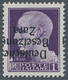 19538 Dt. Besetzung II WK - Zara: 1943, "1 L. Schwarzgrauviolett Mit Kopfstehendem Aufdruck", Tadellos Pos - Occupation 1938-45