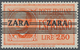 19565 Dt. Besetzung II WK - Zara: 1943, "2,50 L. Rotorange Mit Aufdruck In Type II Und PLF II", Tadellos P - Occupation 1938-45