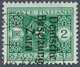 19571 Dt. Besetzung II WK - Zara - Portomarken: 1943, 2 L. Portomarke Mit Aufdruck Mit Kopfstehendem Wasse - Occupation 1938-45